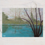 River Roots Original 30x20cm Painted Canvas - Rainbowprint.uk