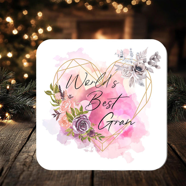 Gran Coaster Gift: can be personalised