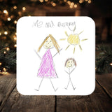 Your Photo on a Coaster Gift: any photo, wording, logo