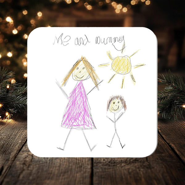 Your Photo on a Coaster Gift: any photo, wording, logo