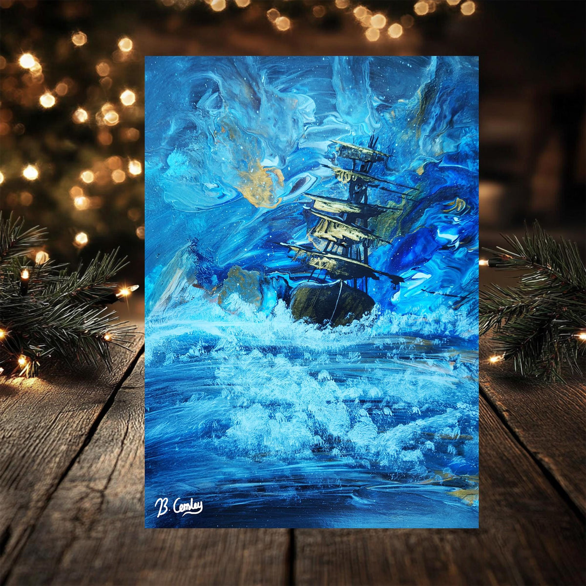 Voyage A4 Print on 260gsm Glossy Art Card, ideal Wall Decor