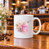 Personalised Gran Mug, Custom Name or Message, 11oz Ceramic Coffee Cup (Dishwasher Safe)