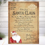 Letter from Santa, Father Christmas - Personalised with Child's Name, Matching Envelope addressed to them, & Wax Seal, Christmas Magic - Rainbowprint.uk