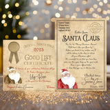 Letter from Santa plus Good List Certificate: Personalised Bundle - Rainbowprint.uk