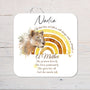 Lioness Motivational Mother Coaster personalised with any wording - Rainbowprint.uk