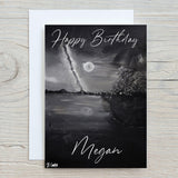 Moonlight Walk Original A4 Wall Art Print - Rainbowprint.uk