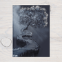 Mysterious Tree Ledge A5 Glossy Greetings Card, can be personalised - Rainbowprint.uk