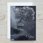 Mysterious Tree Ledge A5 Glossy Greetings Card, can be personalised - Rainbowprint.uk