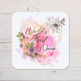 Nana Coaster Gift: can be personalised - Rainbowprint.uk