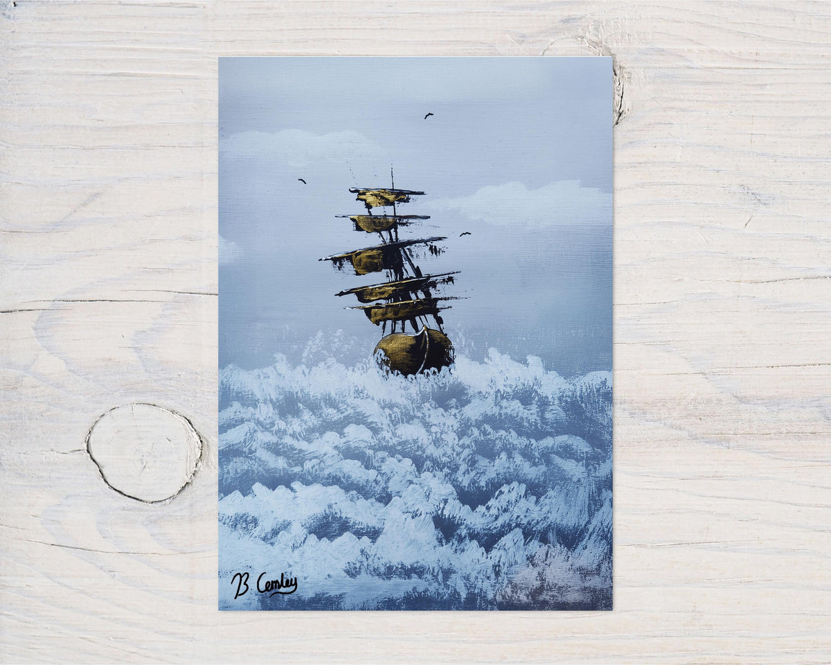 Ocean Treasures" A4 Print on 260gsm Glossy Art Card, ideal Wall Decor - Rainbowprint.uk