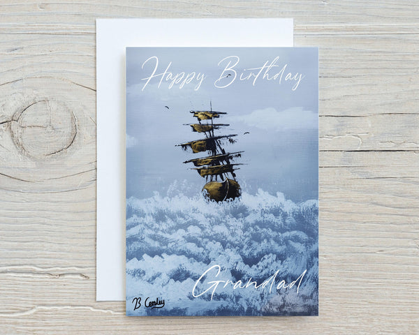 Ocean Treasures" A5 Greetings Card, can be personalised - Rainbowprint.uk