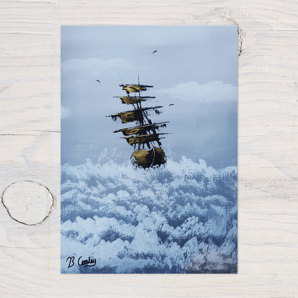"Ocean Treasures" A5 Greetings Card, can be personalised - Rainbowprint.uk