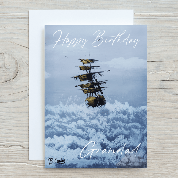 "Ocean Treasures" A5 Greetings Card, can be personalised - Rainbowprint.uk
