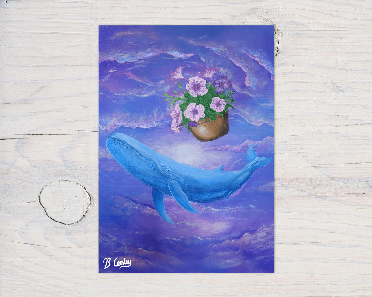 Oh No Not Again Floral " A4 Wall Art Deco Print - Rainbowprint.uk