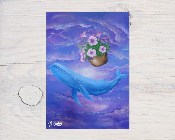 Oh No Not Again Floral " A4 Wall Art Deco Print - Rainbowprint.uk