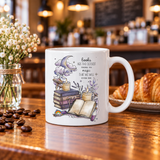 Personalised Book Magic Mug, Custom Name or Message, 11oz Ceramic Coffee Cup (Dishwasher Safe) - Rainbowprint.uk