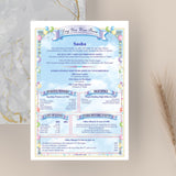Personalised Day You Were Born A4 Print - Unique Birthday Gift on Quality 260gsm Card, for Him or Her, Christmas Surprise - Rainbowprint.uk