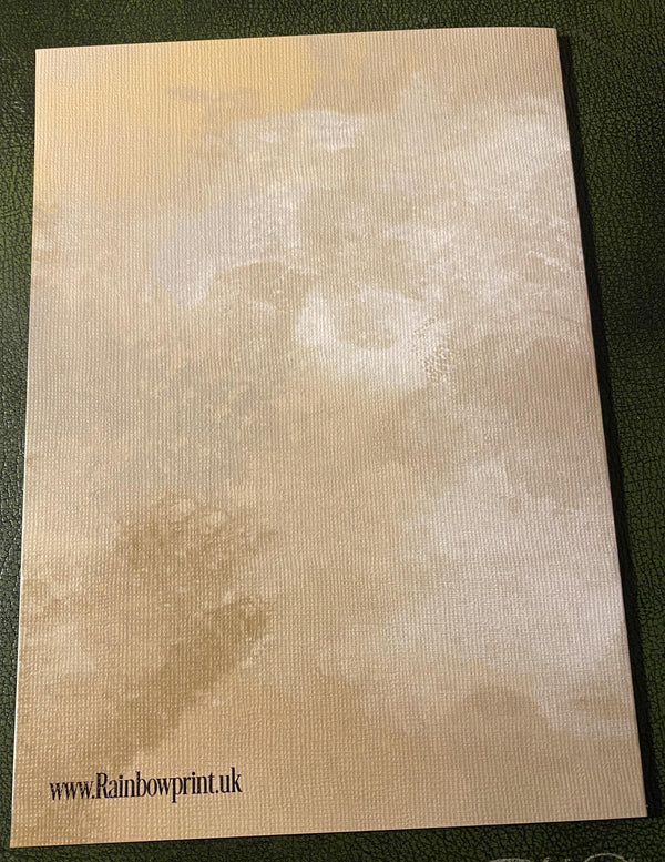 Personalised Family Crest Greetings Card: Heraldry Art - A5 Glossy Card - Rainbowprint.uk