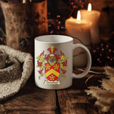 Personalised Family Crest Mug: Heraldry Gift for Christmas - Rainbowprint.uk
