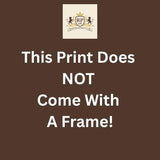 Personalised Family Crest Print: Genealogy Gift, Coat of Arms Wall Art, unframed - Rainbowprint.uk