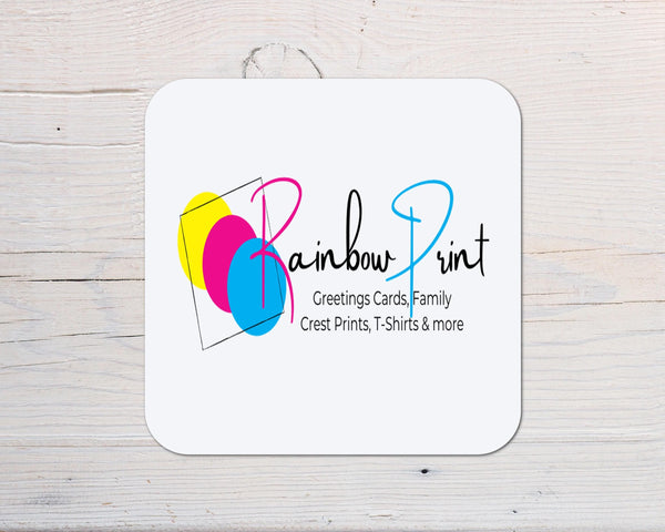 Personalised London Bus Coaster: With Initial, Gift for Bus Fans - Rainbowprint.uk