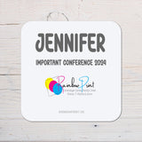 Personalised Photo Coaster: Custom Message, Logo, or Design - Rainbowprint.uk