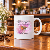 Personalised Robins Appear Mug, Custom Name or Message, 11oz Ceramic Coffee Cup - Rainbowprint.uk