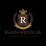 Rainbow Bee Print: Personalised Positivity Wall Art - Rainbowprint.uk