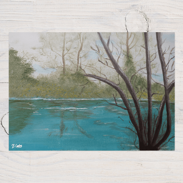 "River Roots" A5 Greetings Card, can be personalised - Rainbowprint.uk