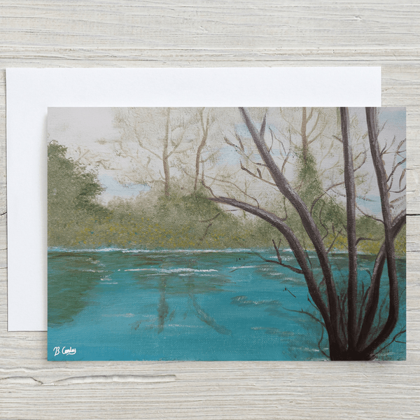 "River Roots" A5 Greetings Card, can be personalised - Rainbowprint.uk