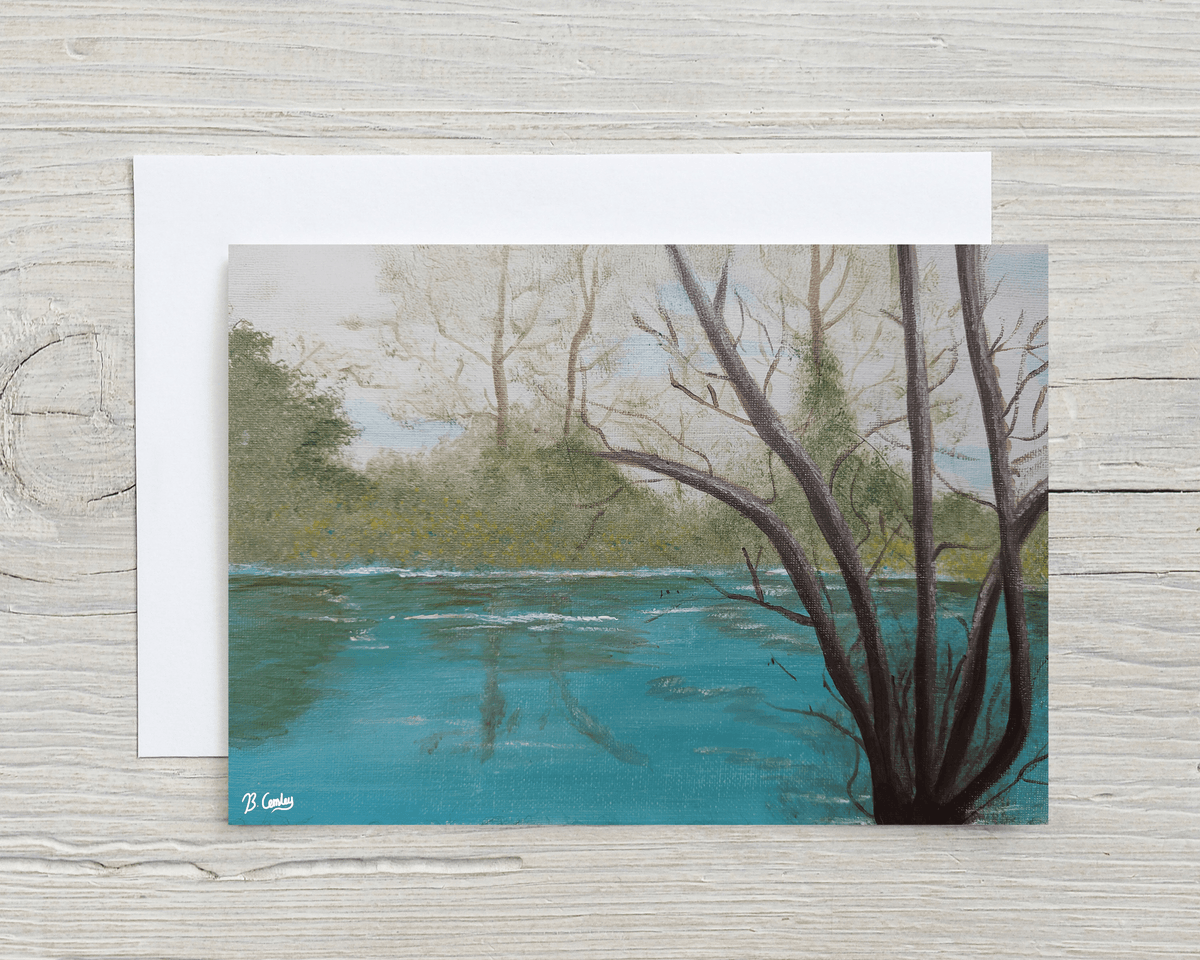 "River Roots" A5 Greetings Card, can be personalised - Rainbowprint.uk