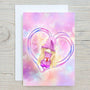 Valentines Gnome Be Mine A5 Glossy Personalised Card, with any name printed on the front - Love, , Valentine, Wife, Fiancée, Girlfriend - Rainbowprint.uk