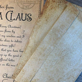 Vintage Letter from Santa: personalised with any name - Rainbowprint.uk