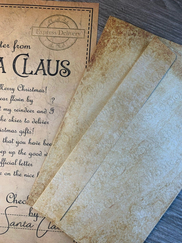 Vintage Letter from Santa: personalised with any name - Rainbowprint.uk
