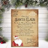 Vintage Letter from Santa: personalised with any name - Rainbowprint.uk