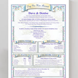 Wedding Anniversary Print Gift: Personalised 