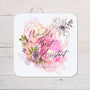 World's Best Assistant Coaster personalised with any Name, Wording, Message - ideal gift for Christmas - Rainbowprint.uk