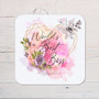 World's Best Boss Coaster personalised with any Name, Wording, Message - ideal gift for Christmas - Rainbowprint.uk