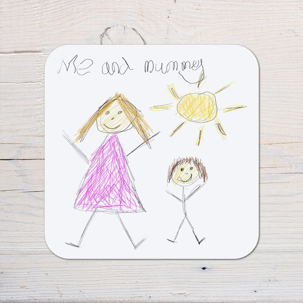 Your Photo on a Coaster Gift: any photo, wording, logo - Rainbowprint.uk