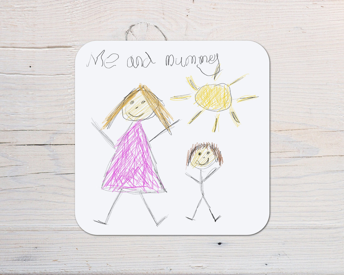 Your Photo on a Coaster Gift: any photo, wording, logo - Rainbowprint.uk