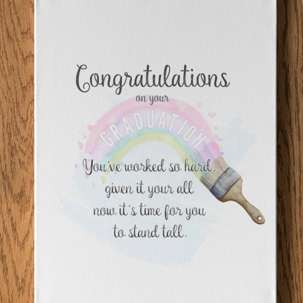 Graduation Personalised A4 Print - rainbowprintshop