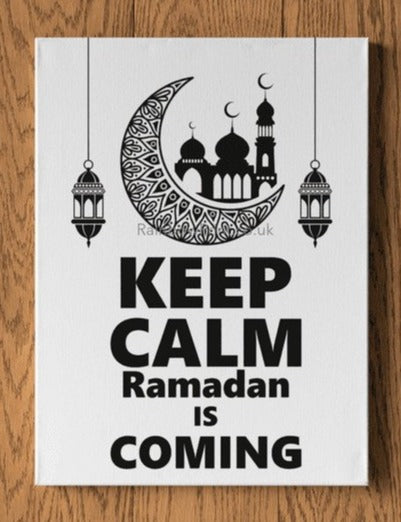 Keep Calm Ramadan is Coming A4 Wall Print - rainbowprintshop